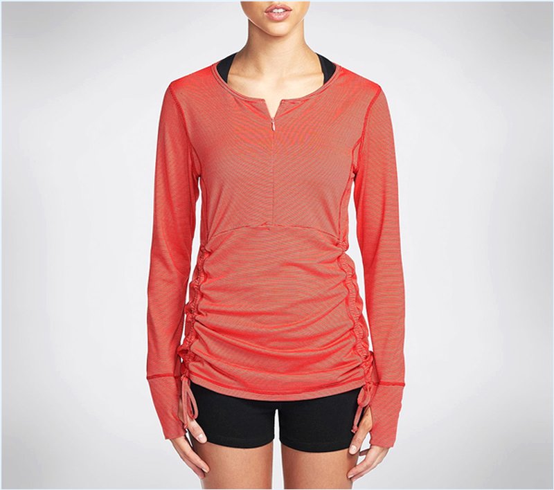  Women Summit Half Zip Shirt Pink