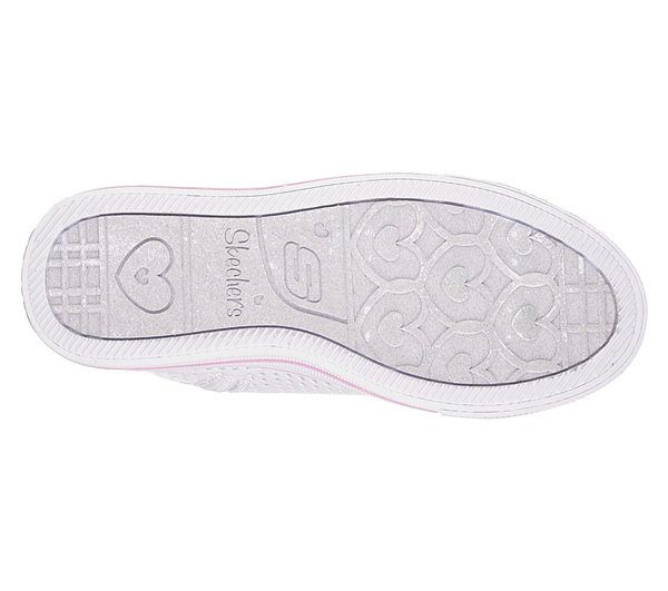  Girls Twinkle Toes: Shuffles - Pop Dazzle White/Pink
