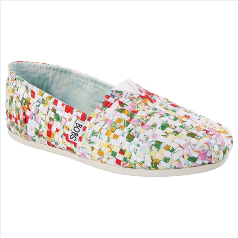  Women Bobs Plush - Speckles and Spots White/Multi