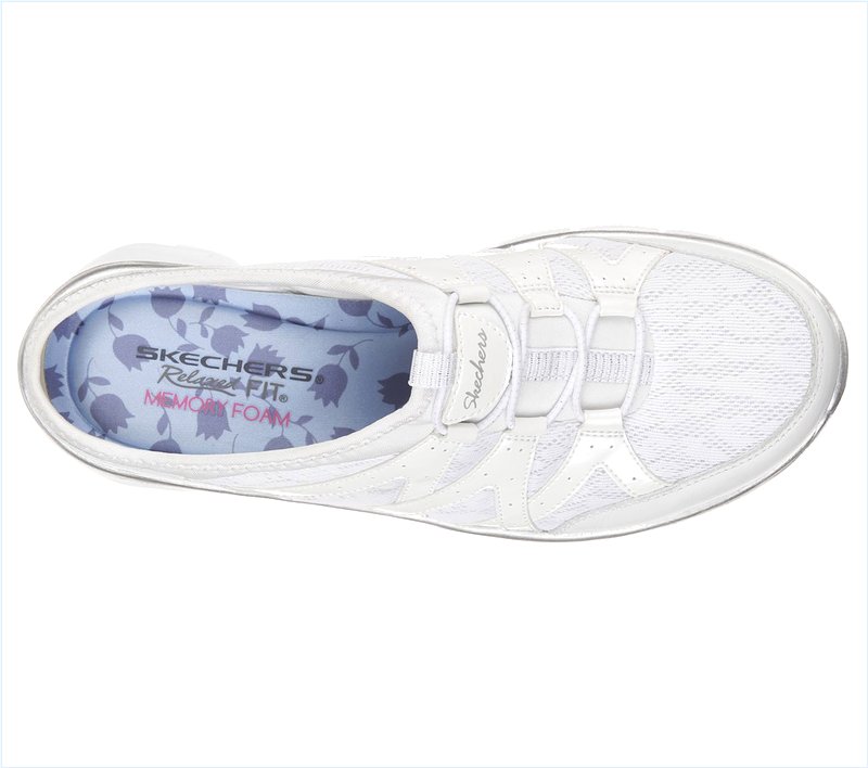  Women Relaxed Fit: Easy Going - Repute White/Sliver