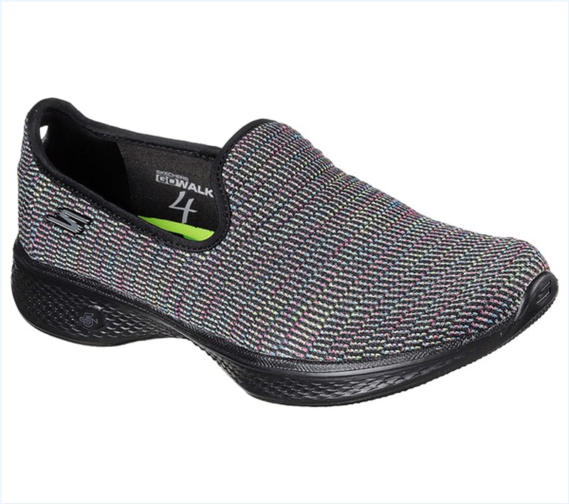  Women GOwalk 4 - Select Black/Multi