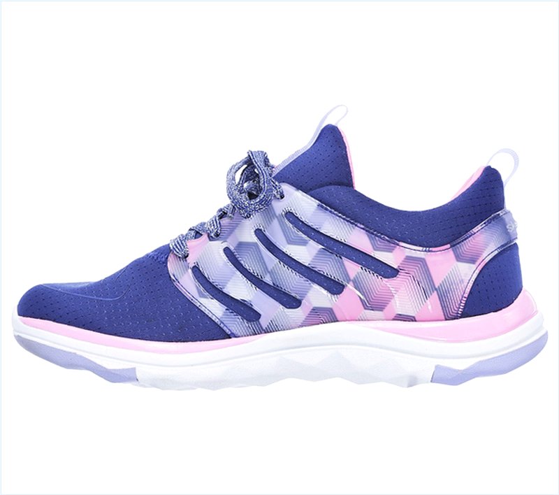  Girls Diamond Runner Navy/Hot Pink