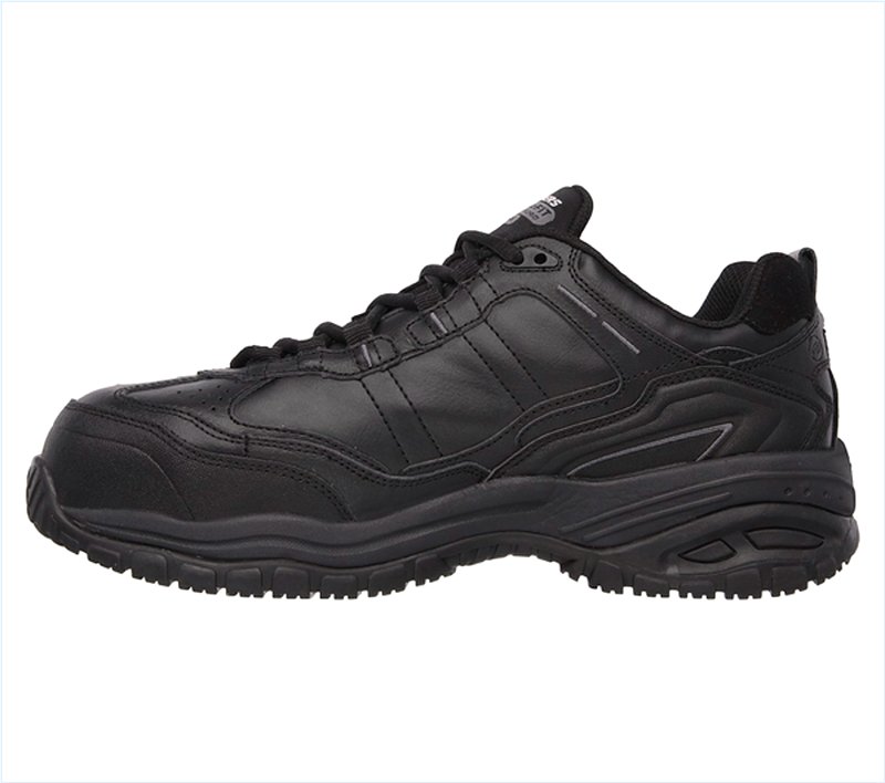  Men Work: Relaxed Fit Soft Stride - Chatham Comp Toe Black
