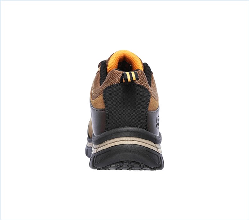  Men Work: Relaxed Fit Dunmor Comp Toe Brown/Orange