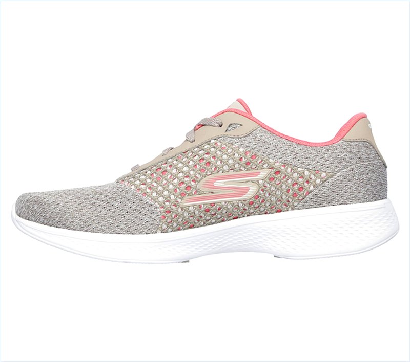  Women GOwalk 4 - Exceed Taupe/Silver